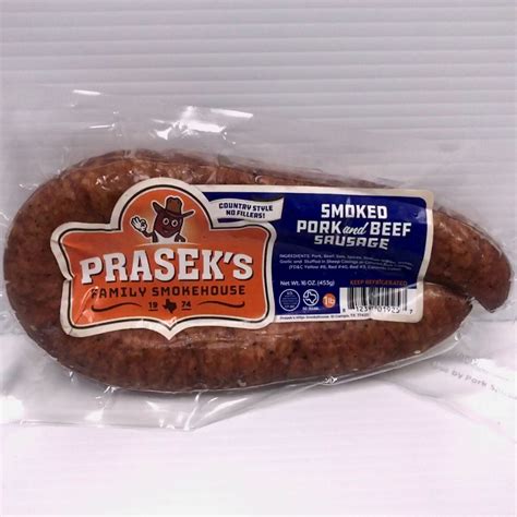 PRASEK'S PORK & BEEF SAUSAGE - Walmart.com