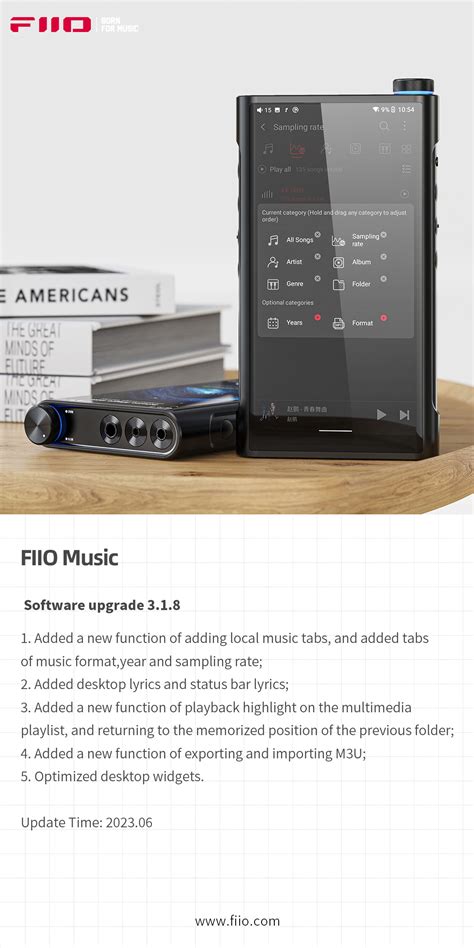 FiiO Music App V3.1.8 for Android devices, X series and M series ...