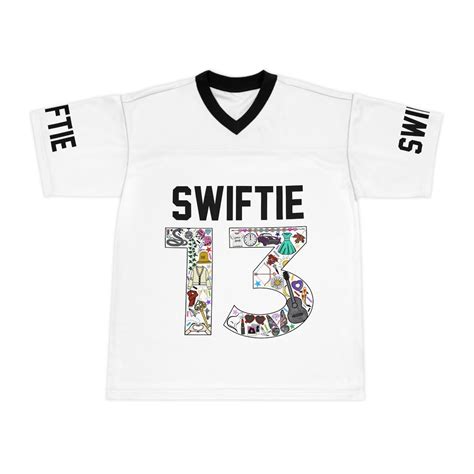 13 Swiftie Football Jersey / Taylor Swift 13 Collage Football Jersey - Etsy