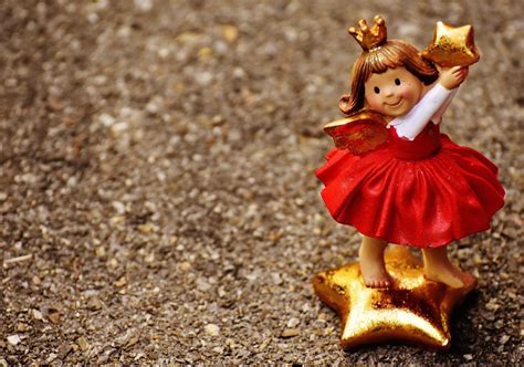 Free Images : red, ceramic, christmas, toy, miniature, women, figurine ...