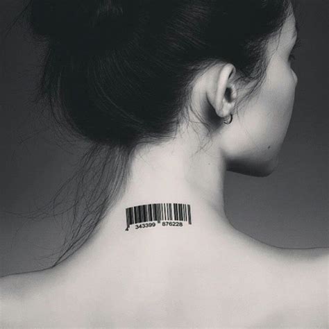 25 Graphic Barcode Tattoo Meanings - Placement Ideas (2019)