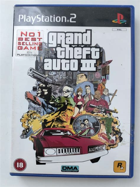 GTA 3 GRAND THEFT AUTO III + MAPA PS2 PAL ENG - 13045262906 - oficjalne ...