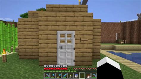 How to Open a Door in Minecraft Creative Mode