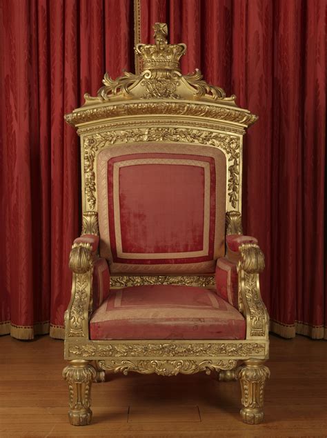 Queen Victoria's throne. Made for her coronation in 1837. It now sits ...