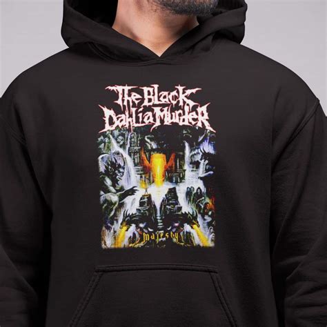 Black Dahlia Murder Band Hoodie, Black Dahlia Murder Majesty Artwork Hooded Sweatshirt, Melodic ...