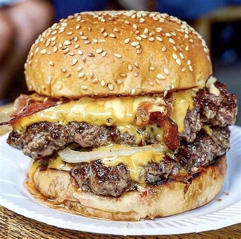 Double bacon cheeseburger from Bleecker Burger in London via FoodPorn ...