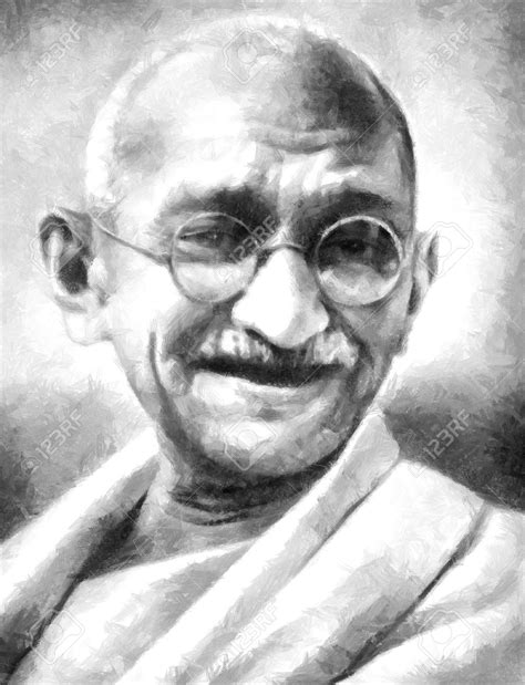 Pencil Sketch Of Mahatma Gandhi at PaintingValley.com | Explore collection of Pencil Sketch Of ...