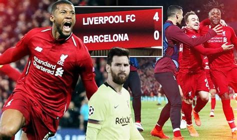 Liverpool 4-0 Barcelona: Reds complete miracle comeback to reach Champions League final ...