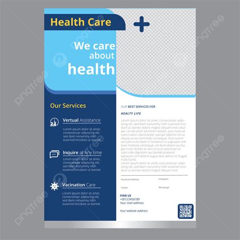 Health Care Clinic Fyer Design Vector Template Download on Pngtree