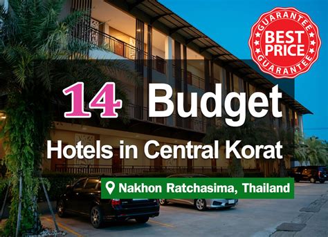 14 Hotel Accommodations in Downtown Korat, with prices not exceeding 500 baht. Good value, super ...