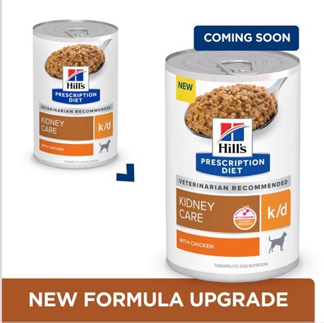 HILL'S PRESCRIPTION DIET k/d Kidney Care with Chicken Canned Dog Food, 13-oz, case of 12 - Chewy.com