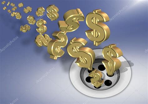 Money down the drain — Stock Photo © eteimaging #9196682