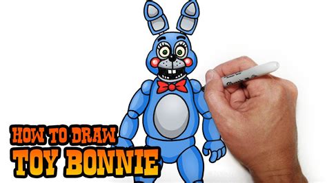 How To Draw Toy Bonnie Fnaf 2 - ToyWalls