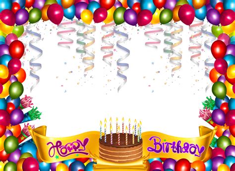 Clipart borders birthday party, Clipart borders birthday party ...