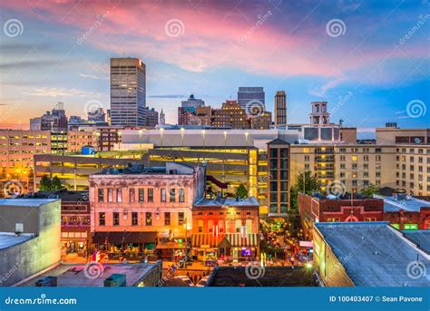 Memphis, Tennessee, USA stock image. Image of historic - 100403407