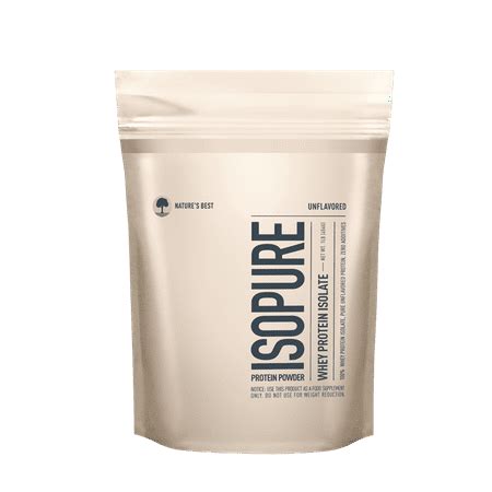 Isopure Zero Carb Protein Powder, Unflavored, 50g Protein, 1 Lb ...