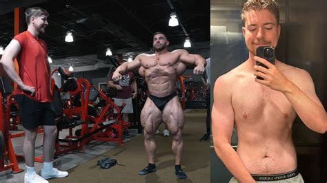 Derek Lunsford Gives MrBeast a Crash Course in Bodybuilding, Praises Him for Physique ...