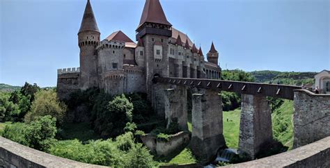 Hunedoara Castle in Romania. : europe