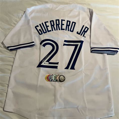 Vlad Guerrero Jr Custom Autographed Jersey (COA) Toronto Blue Jays