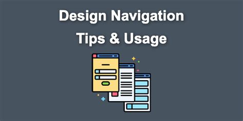 Design Navigation For Websites [Principles & Usage]