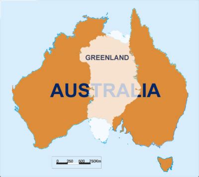 The Reason Why Greenland is Larger than Australia.