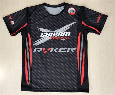 Can-Am Ryker t-shirt with logo and all-over printed picture - T-shirts with all kind of auto ...