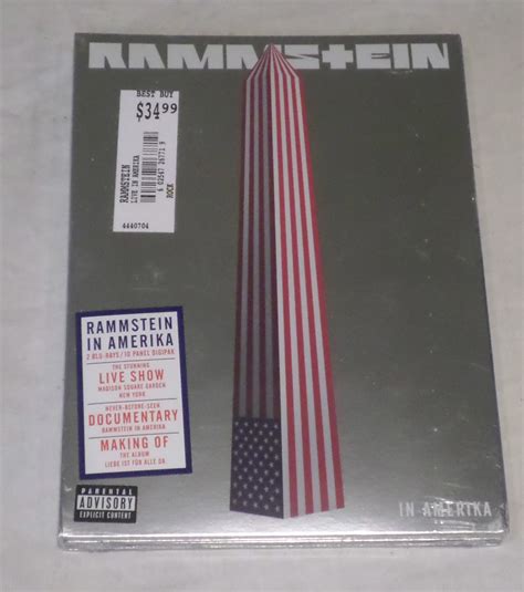 RAMMSTEIN: IN AMERIKA LIVE BLU-RAY SET (2 BLU-RAYS/10 PANEL DIGIPAK) NEW | MDG Sales, LLC Galleries