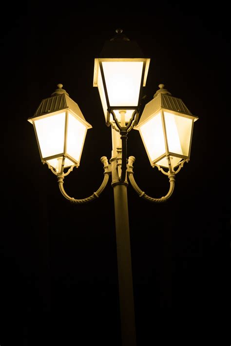 Street Lamp At Night Free Stock Photo - Public Domain Pictures