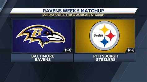 Ravens preview: Rivalry renewed in Steelers road game