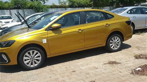 vw virtus yellow color 💛 #curcumayellow - YouTube