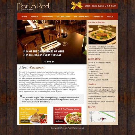 North Port Restaurant is situated in the heart of performing arts just a step from Perth’s ...