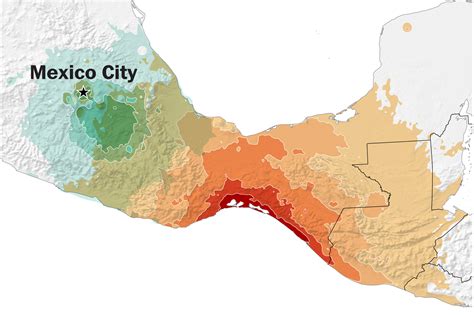 1985 Mexico City Earthquake Map - Map