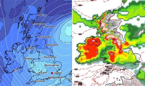 UK snow forecast: Shock map shows huge impact of widespread storms TODAY - latest charts ...