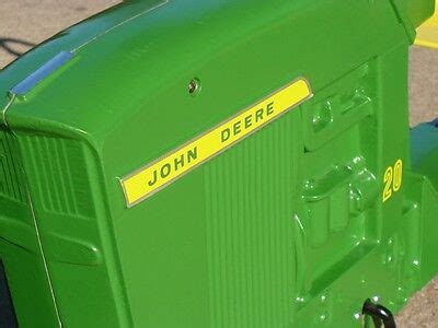 DECAL SET 20 Series John Deere Toy Pedal Tractor 3020-4020 Type Adhesive Backed