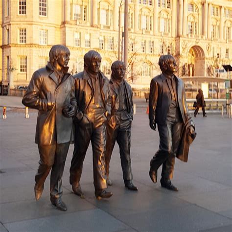 The Beatles at The Pier Head Liverpool | The beatles, Liverpool, Beatles fans