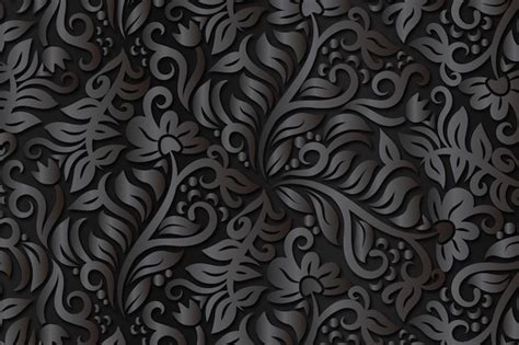 Free Vector | Abstract ornamental flowers background