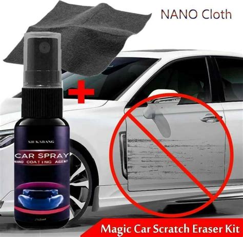 Nano Magic Car Scratch Remover Cloth&car-repairing-spray-coat Oxidation Liquid.m - New for sale ...