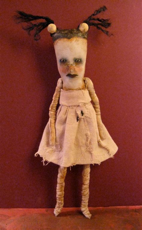 weird art doll, creepy doll, bizarre dancer,stitched linen, spooky odd, doll art | Art dolls ...