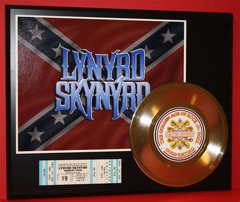 Lynyrd Skynyrd Concert Ticket Series 45 Gold Record Limited Edition ...