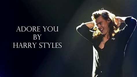 Adore You Harry Styles (Lyric video) - YouTube