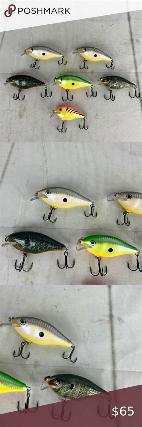 Lot of 6 Rapala Scatter Rap Crankbaits 05 07 Assorted Colors Rapala, Scattered, Shop My, Lot ...