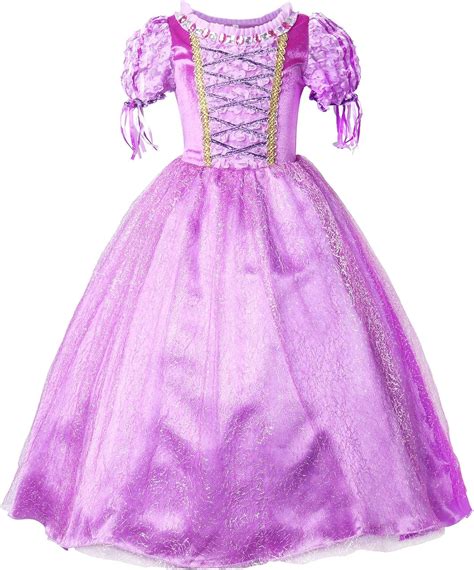 JerrisApparel Princesa Vestido de Fiesta niña de Disfraz Carnaval Morado: Amazon.es: Ropa y ...