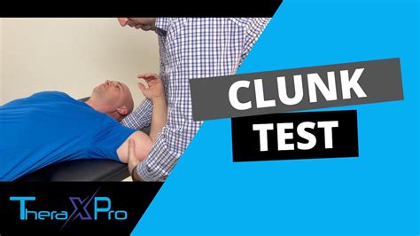 Clunk Test | Shoulder Labral Tear - YouTube