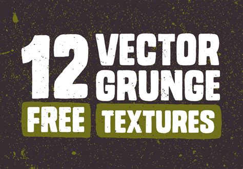 12 Free Vector Grunge Textures to Erode Your Artwork