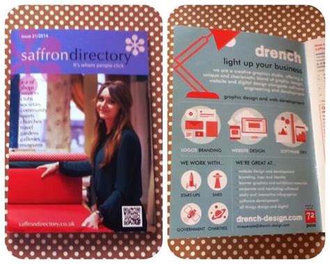 Drench advert in the Saffron Directory. Where we live that is a big deal. | Print advertising ...