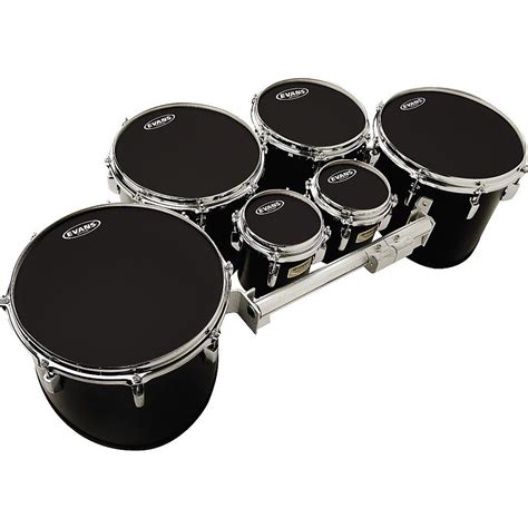 Evans MX Black Tenor Head Black 6 in. | Drums, Drum heads, Drum head