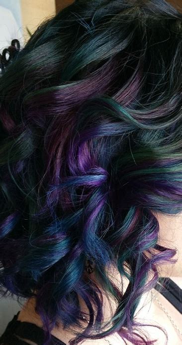 Trending: Oil Slick Hair Color - Bangstyle - House of Hair Inspiration