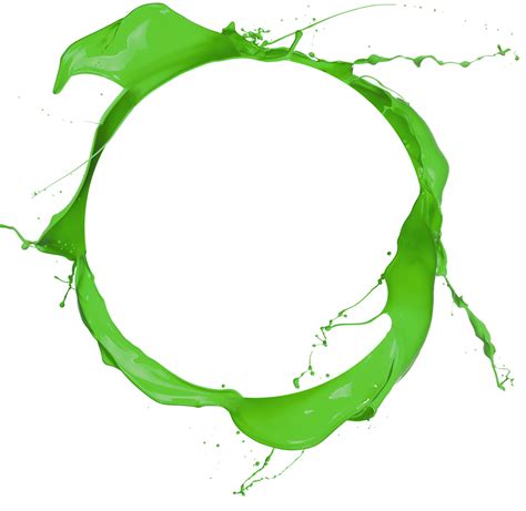 Green Paint Splatter Png For Kids - Color Splash Circle Png Clipart - Full Size Clipart ...