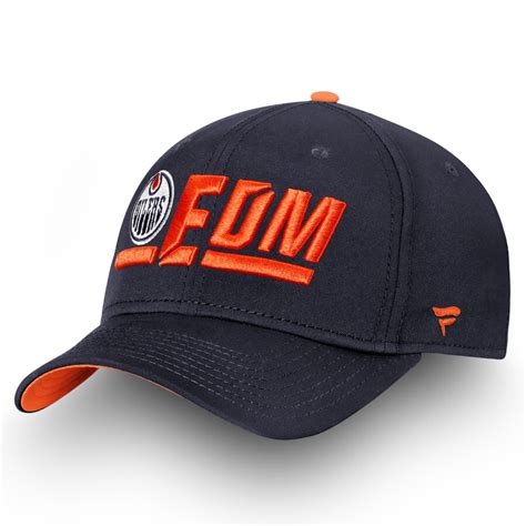 Men's Edmonton Oilers Fanatics Branded Navy/Orange Authentic Pro ...