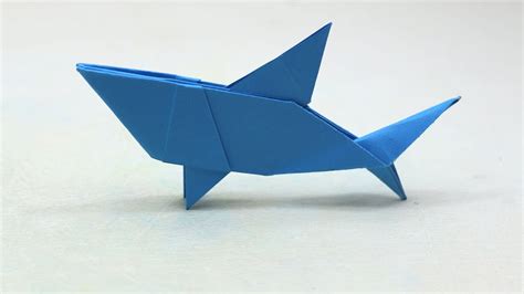 Origami Shark - How to Make a Shark with Paper - YouTube